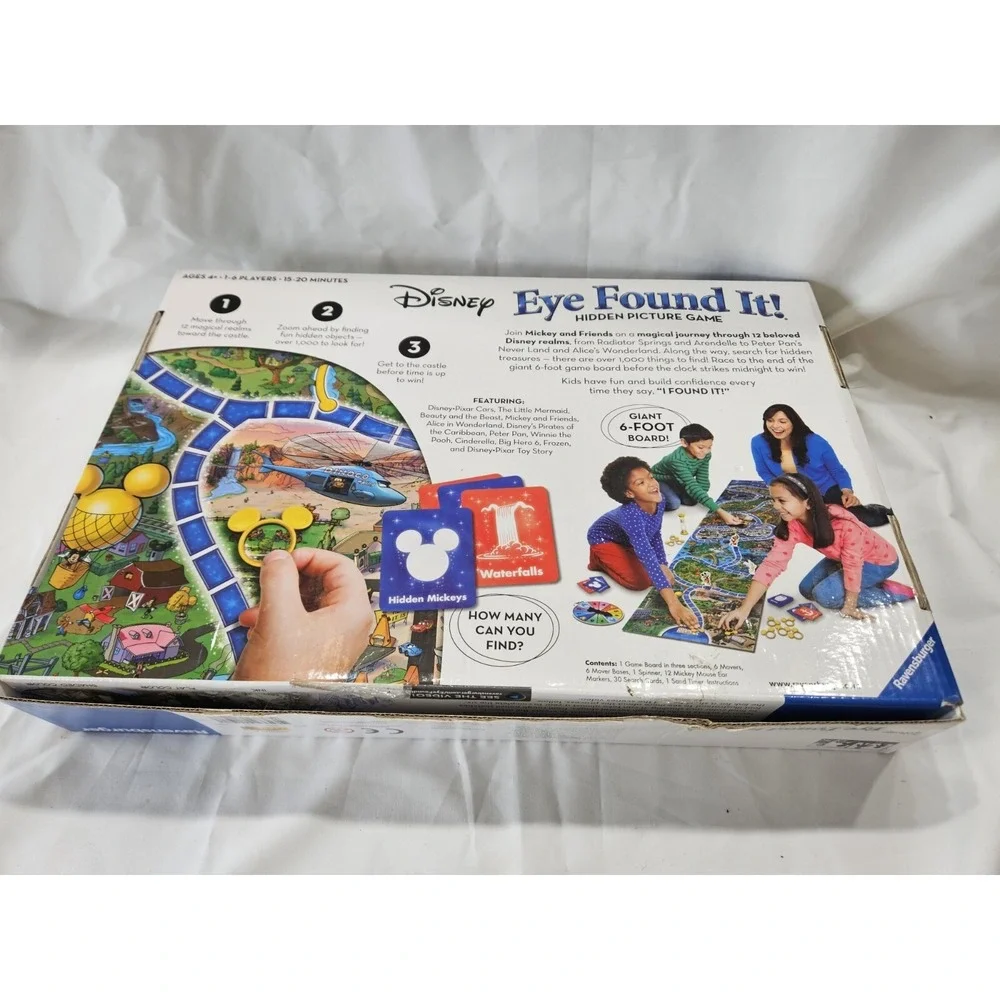 Disney Eye Found It Hidden Picture Board Game for Boys and Girls‎ Ages 4+